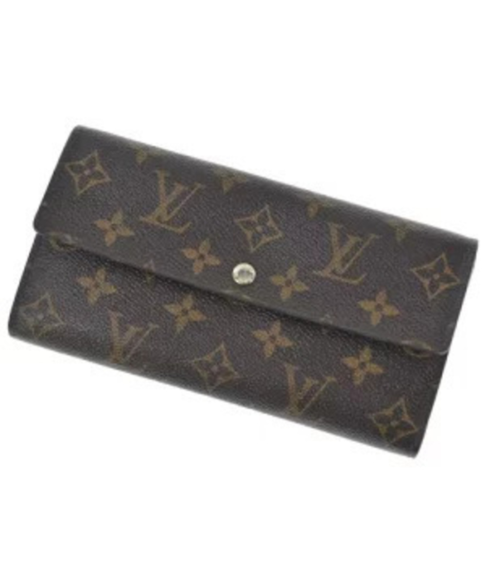 Louis Vuitton Wallet coin case Wallet Brown All over